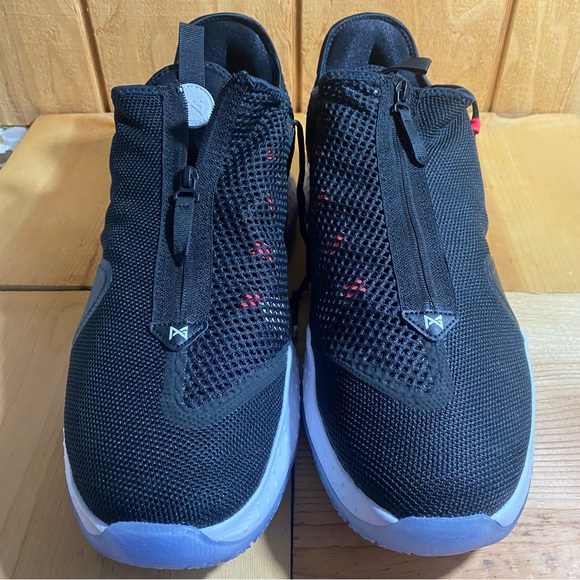 Nike PG4 Black White Grey Mens Basketball Shoes Black White CD5079-001 Size 18 - Picture 3 of 7